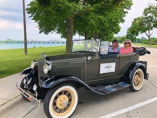 Tour en Ford Vintage à Belle Isle, Detroit