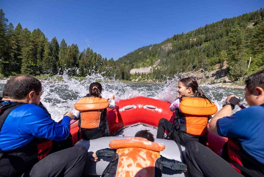 Descente en rafting sur la Snake River