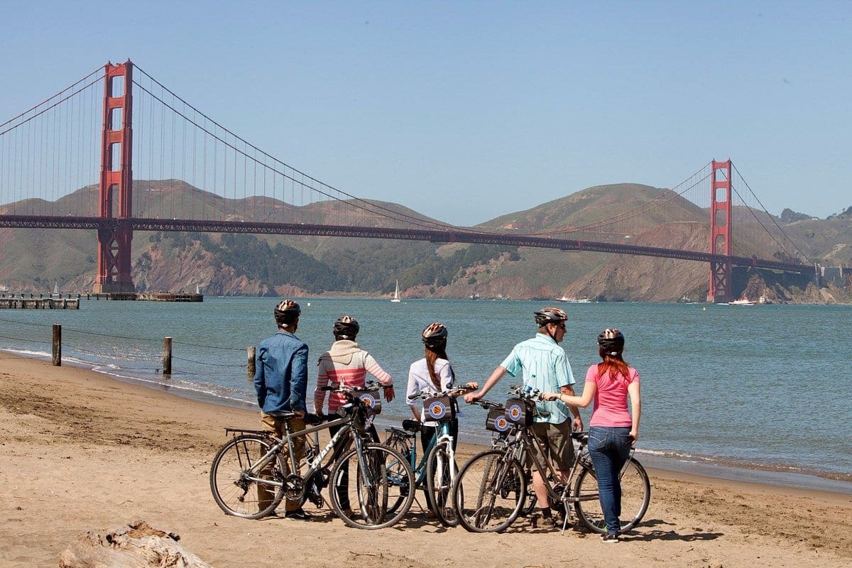 Location de Vélos Au Golden Gate & Ticket de Ferry