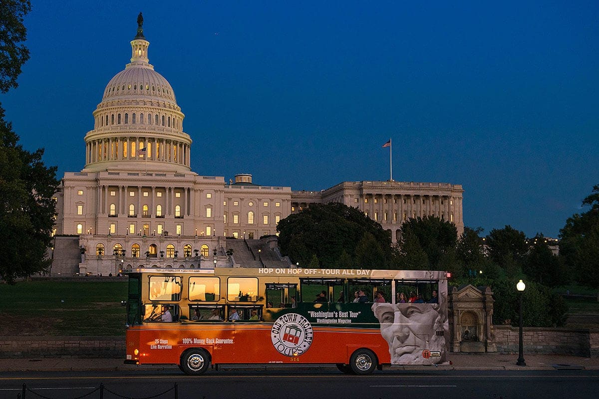 Visite de nuit Washington DC