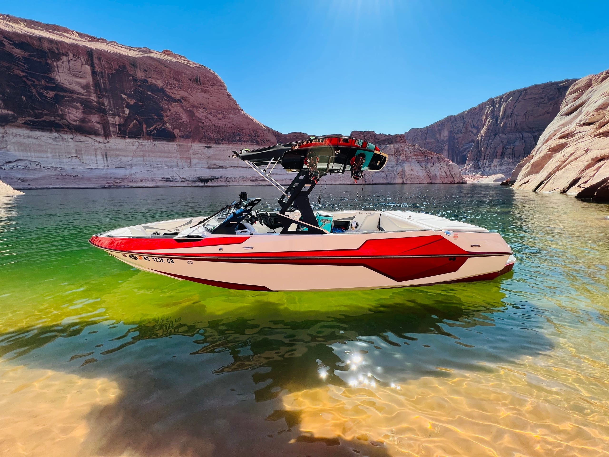 Location de Bateau Au Lake Powell - Avec Capitaine (Privé)
