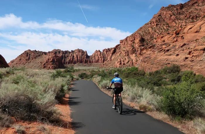 Ebike Snow Canyon State Park