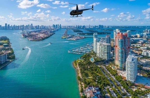 Miami en hélicoptère