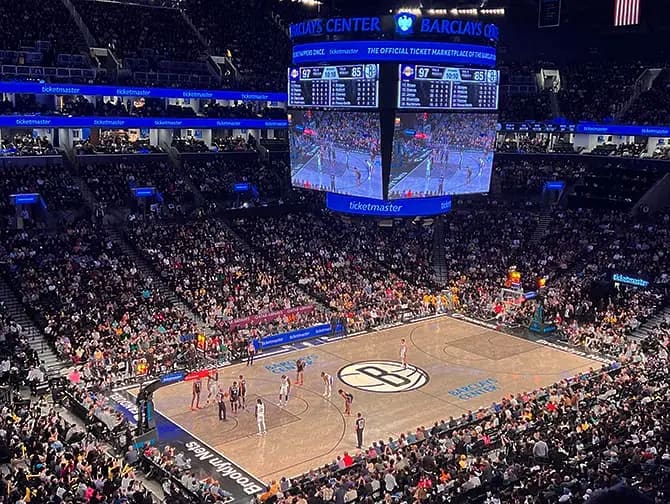 Match Nba Brooklyn Nets Vs San Antonio Spurs En Tribune Haute - 23 Décembre 2026 - V1